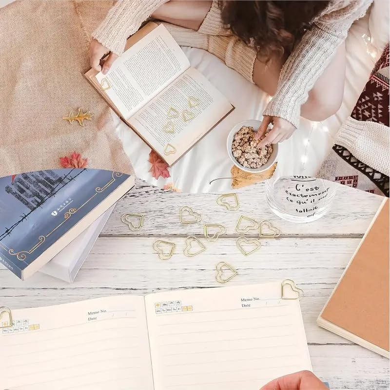 100Pcs Mini Gold Heart Paper Clips,Small Cute Love Shaped Paper Clips,Love Heart Shaped Small Paper Clips,Heart Paper Clips Gold Paper Clips Gold Heart Paper Clips Small Paper Clips Heart Paper Clips image number 2