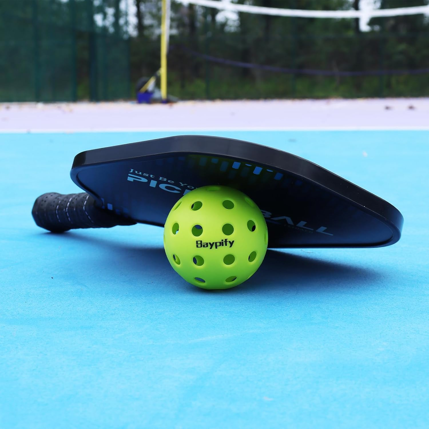 Pickleball Balls,6 Pack Outdoor Pickleball Ball, 40 Holes Design USAPA Approved and Sanctioned for Tournament Play image number 3