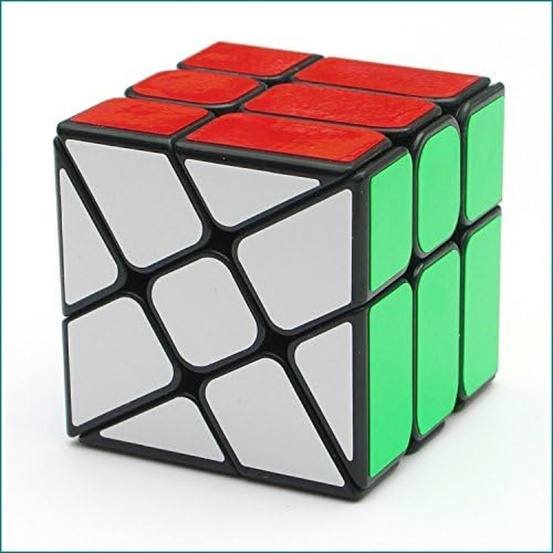 Cuberspeed YJ Windmill Magic Cube 3X3 Black YJ Wheel Fenghuolun 3X3X3 Speed Cube Puzzle image number 4