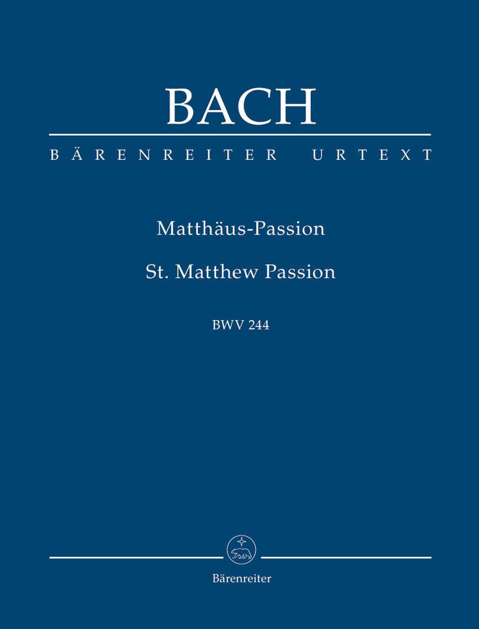 St Matthew Passion BWV 244 (Study Score) image number 1