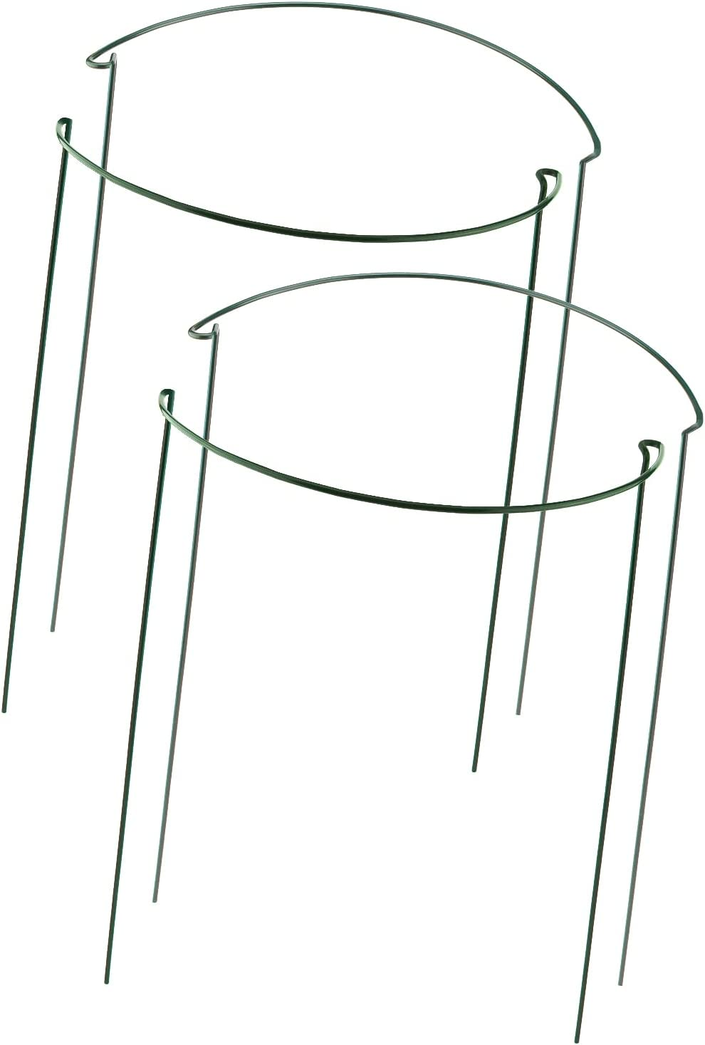 AIEX Plant Support Stakes Metal Garden Stem Support Stake Plant Cage (4Pcs) image number 1