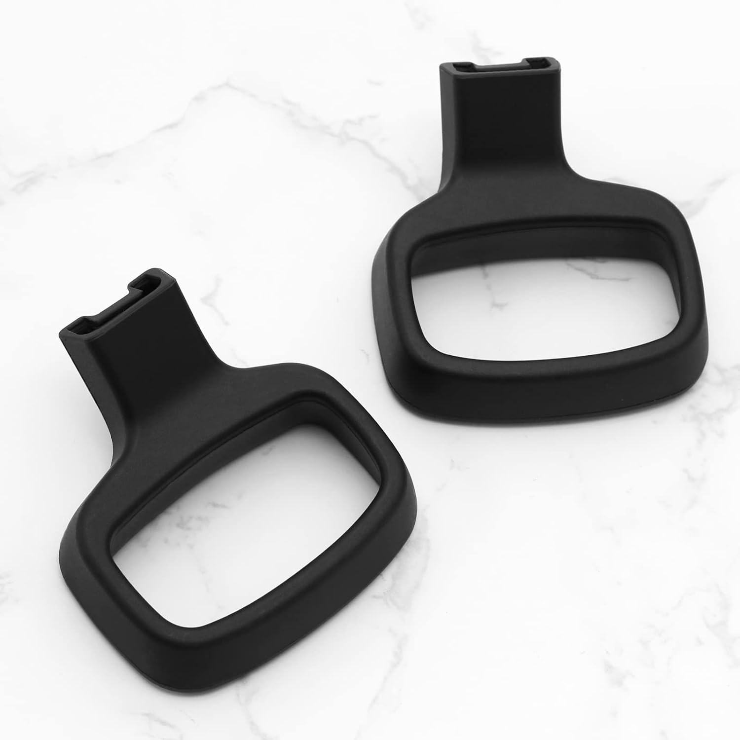 Emsea 2Pcs Seat Adjustment Handles Replacement 3C0881253A9B9 3C0881254A9B9 Compatible with VW Amarok/Beetle/Caddy 3 Car Seat Recliner Handle image number 1