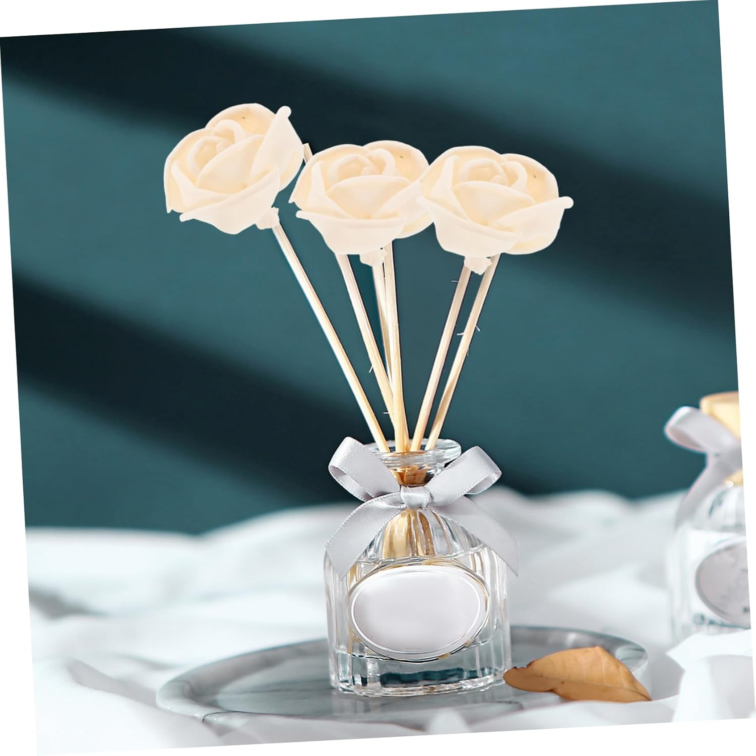 6Pcs Aromatherapy Roses Scent Diffuser Essential Oil Car Diffuser Fragrance Scented Replaceable Aromatherapy Flower Wedding Aroma Flower image number 6