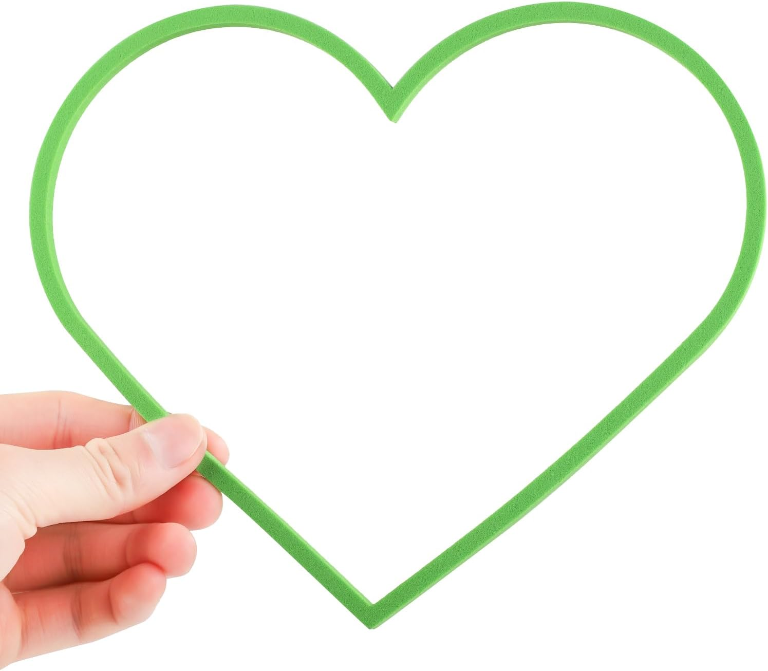 5Pcs Aquarium Floating Plant Rings, Foam Betta Fish Feeding Rings Heart Shaped Fish Tank Feeder Plant Fence Corral Keep Floating Plants in Place & Out of Filters Decor (Green) image number 4