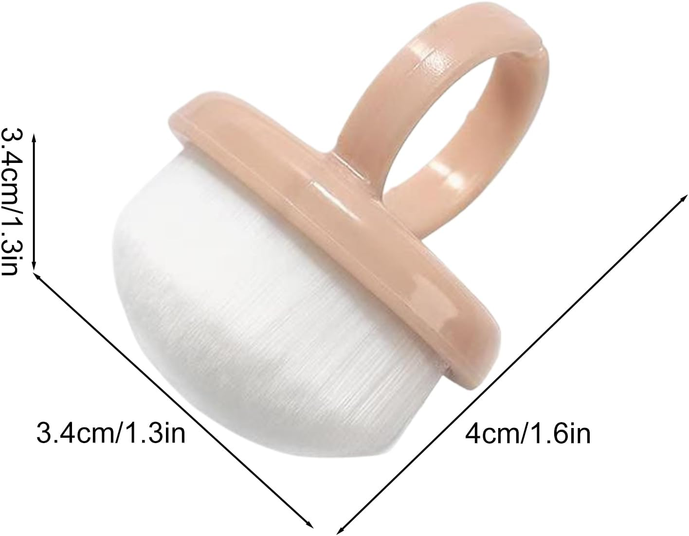 Nail Dust Brush - Nail Prep Manicure Brush Powder Remover,Portable Manicure Tools Pedicure Duster for Indoor Home Outdoor Travel Vacation image number 3