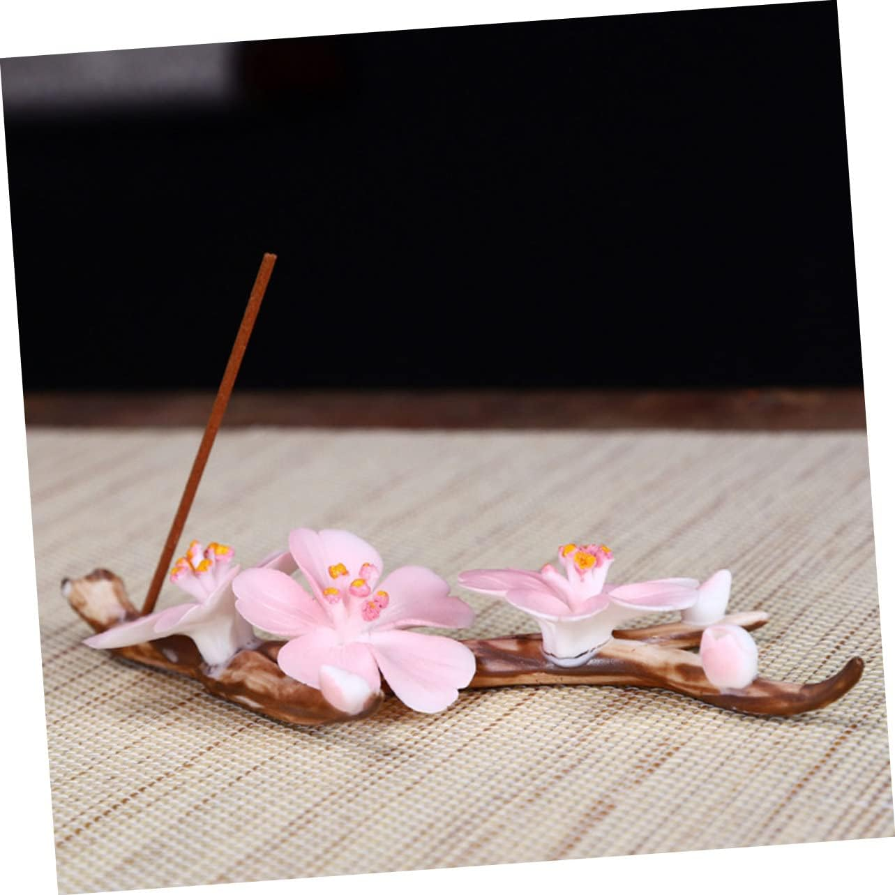 Cabilock Incense Burner Ornaments Ceramic Incense Burner Home Censer for Home Decor Practical for Living Pink Kitchen Accessories