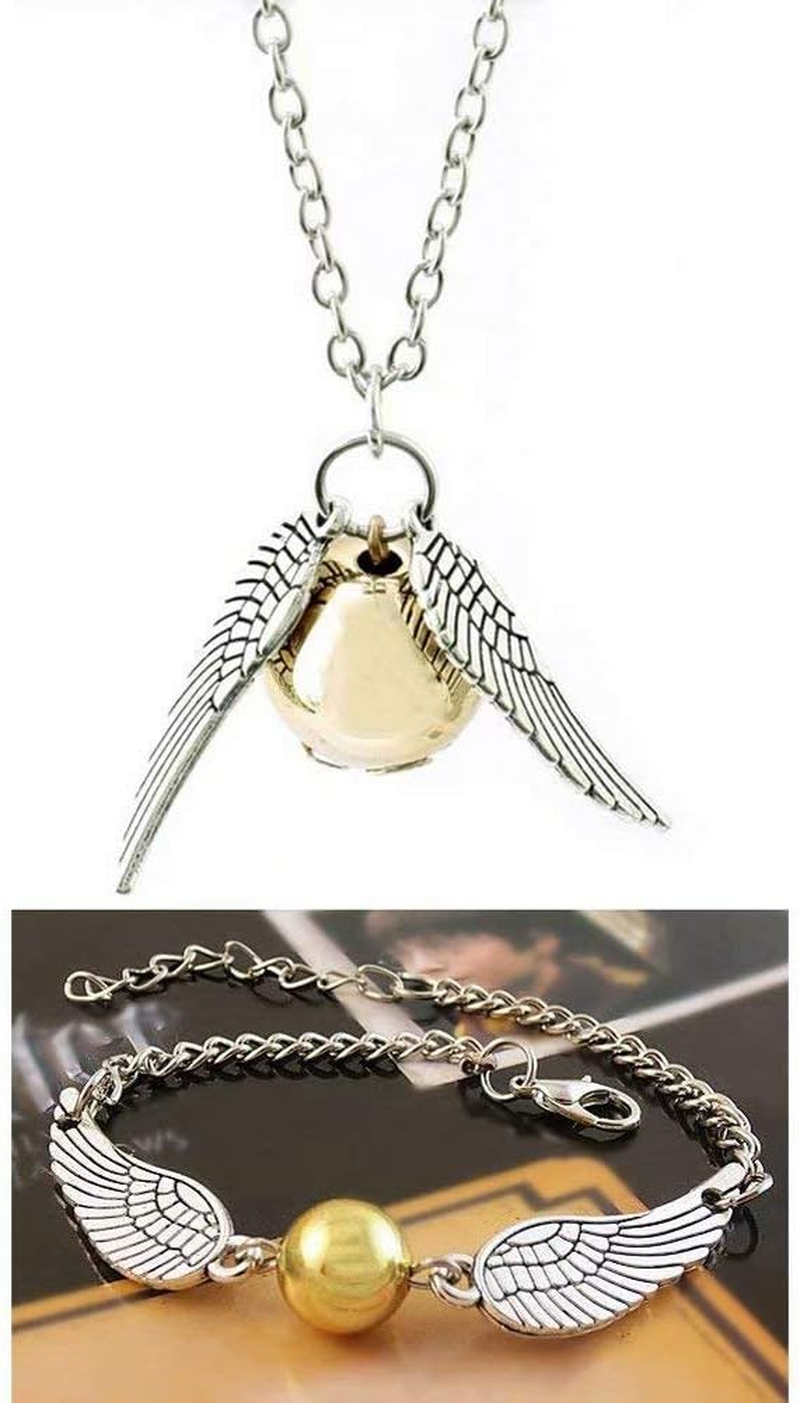 Golden Snitch Chain Harry Potter Bracelet for Harry Potter Fans Gifts Collection or Decorations Magical Cosplay Costume Jewellery Gift Men and Women Creative Gift image number 4