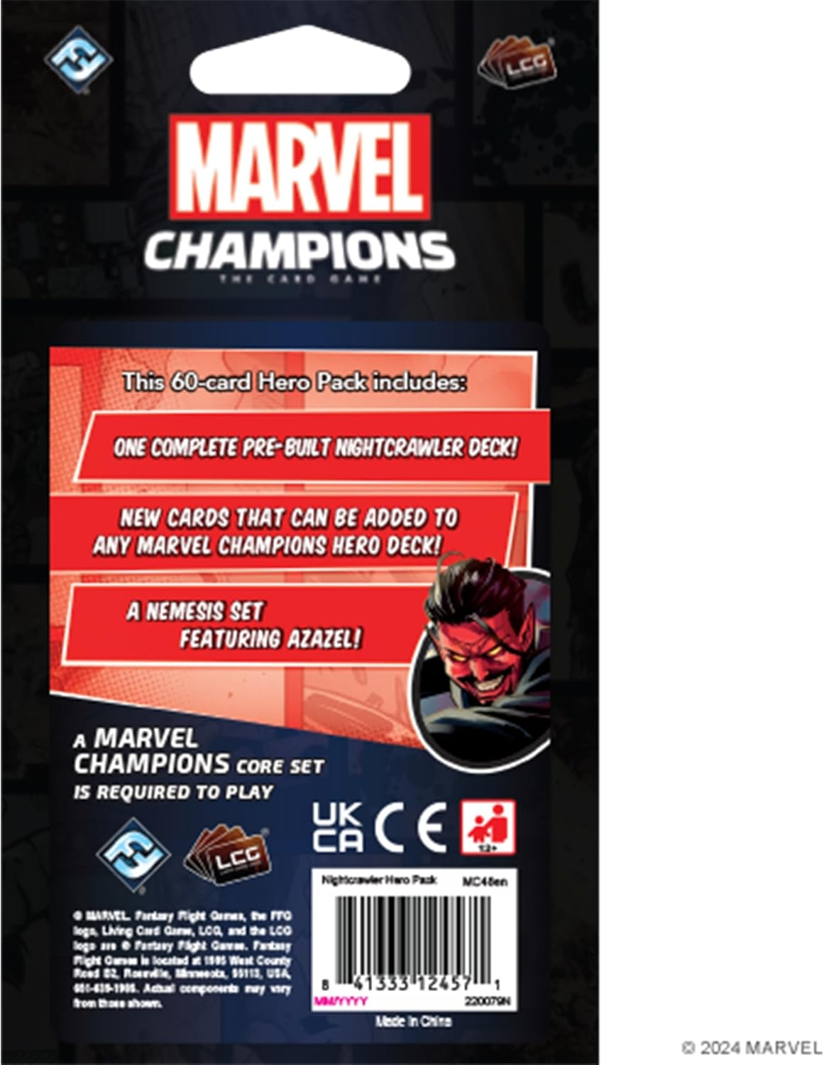 Asmodee North America Marvel Champions: Nightcrawler Hero Pack Card Game image number 1