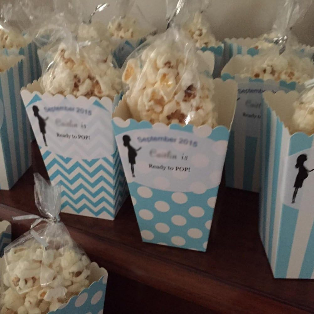 36 Pcs Popcorn Boxes Treat Boxes Movie Popcorn Paper Bags for Dessert Tables & Wedding Favors image number 3