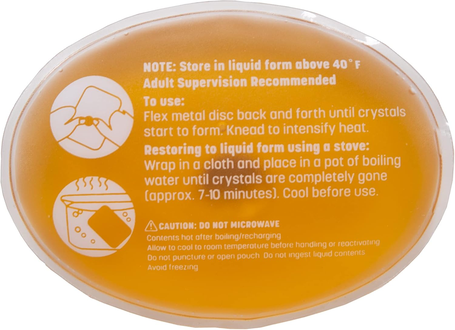 Stansport Reusable Hand Warmers - 4 Pack