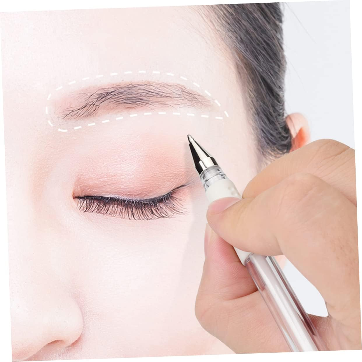 Outanaya Waterproof Tattooing Pen 8Pcs Single Head Fine Point Positioning Pens for Salon and Female Beauty Supply image number 6