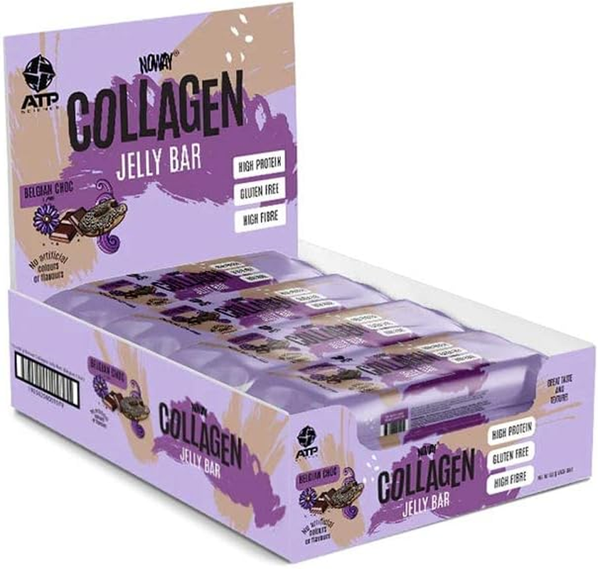 ATP Science Noway Collagen Jelly Bar Belgian Chocolate Box of 12X 60G
