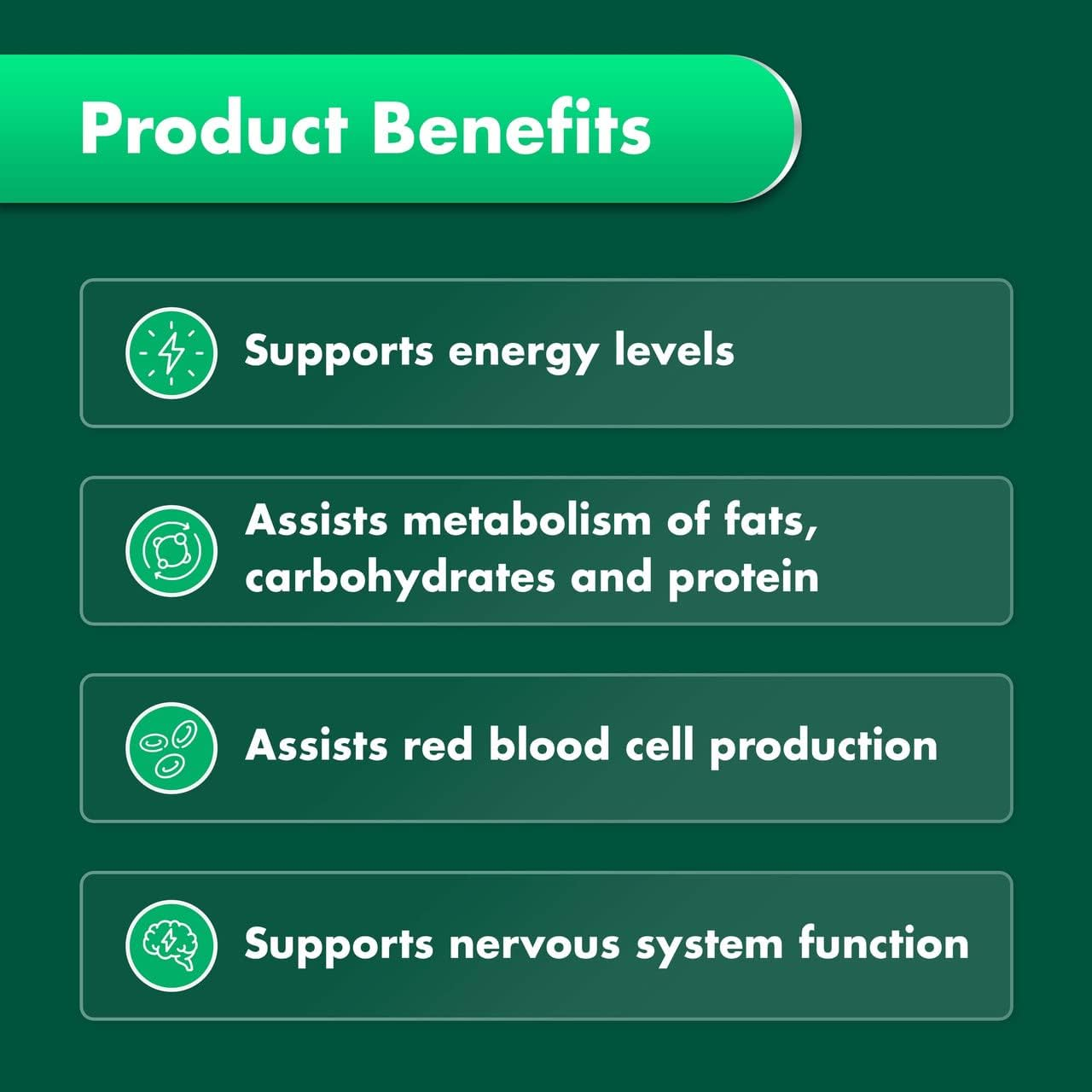 Natures Own High Strength B12 1000Mcg Tablets 60 image number 6