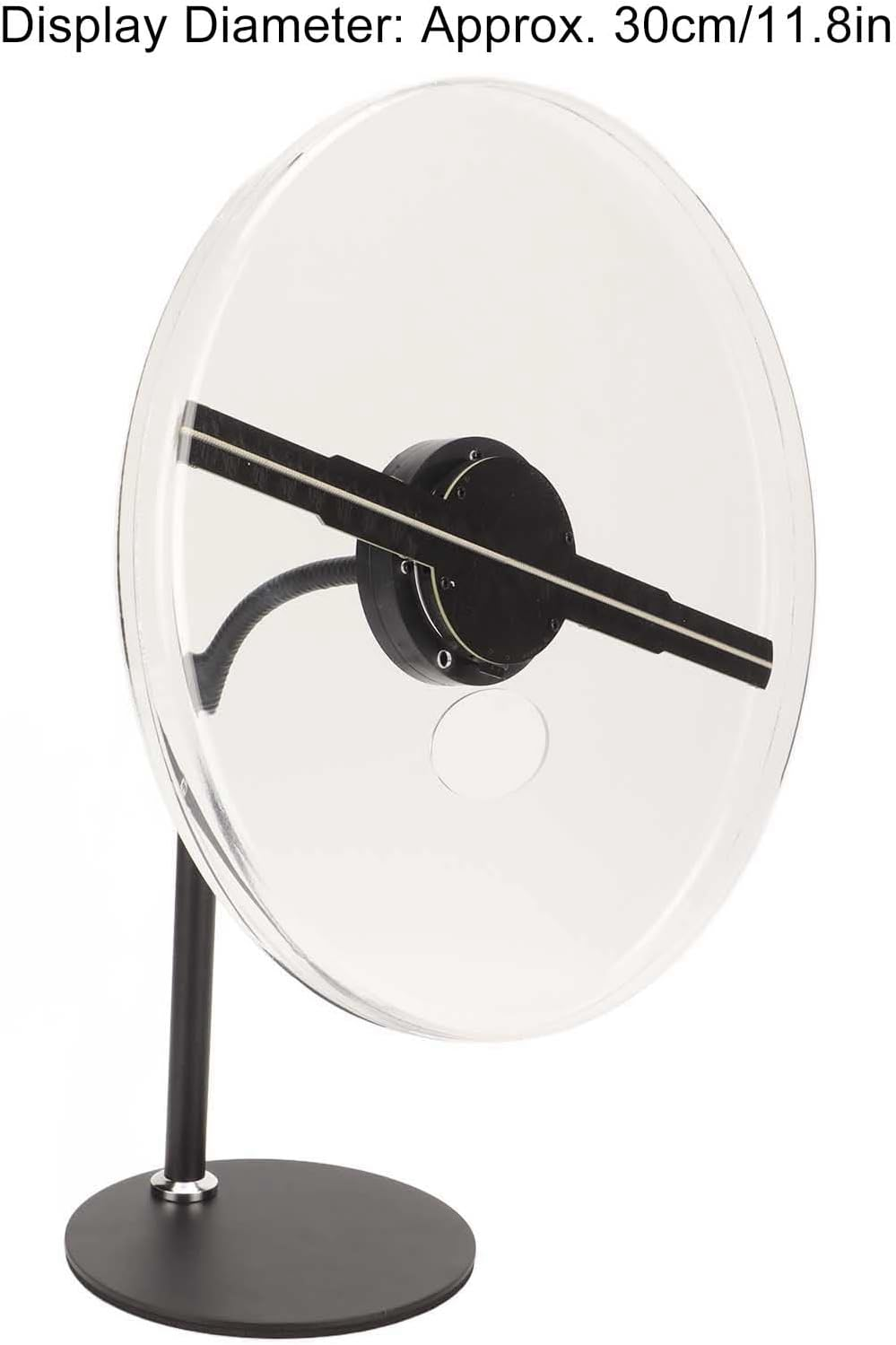 Hologram Fan, 3D Hologram Fan Projector, Wifi Holographic Advertising Display 256X1024 Resolution 256 LED Beads, with 16GB Card, Holographic for Christmas, Business, Mall, Bar