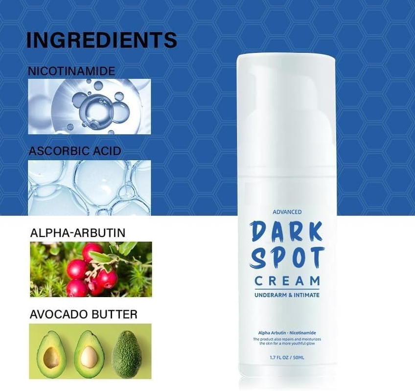 Moon-Shadow Dark Spot Remover Cream for Face, Body & Intimate Areas - Hyperpigmentation & Even Skin Tone - Suitable for All Skin Types (1.7Oz/50Ml) image number 2