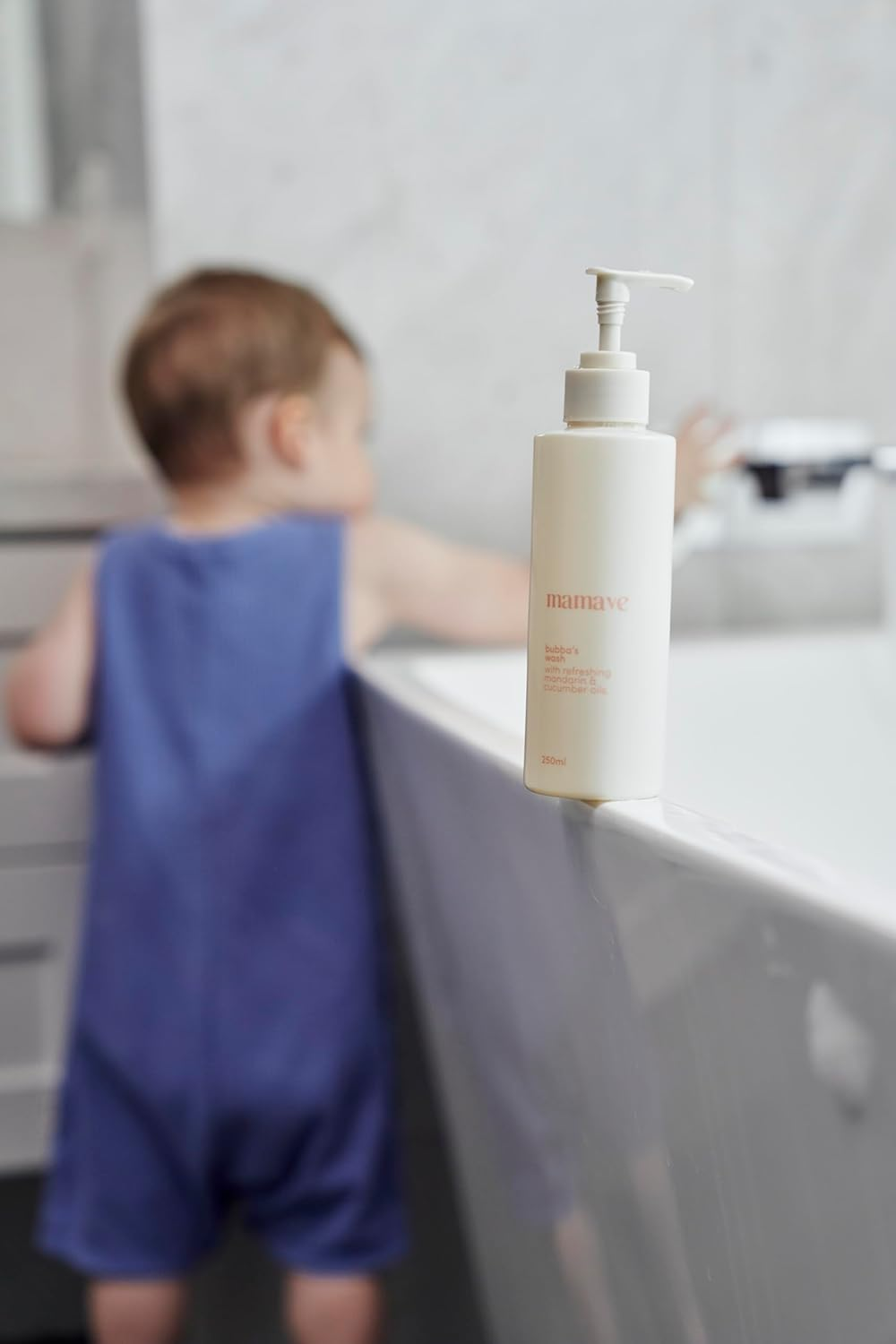 Mamave Gentle Baby Wash | Baby Wash and Shampoo | Perfect for Newborns | Nut Oil Free | Mandarin and Cucumber | Calendula and Aloe Vera Extract | Great for Cradle Cap | Australian Made | 250Ml