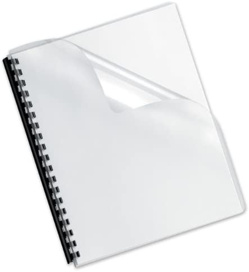 New A4 Clear Binding Covers 200 Micron (PK 100)