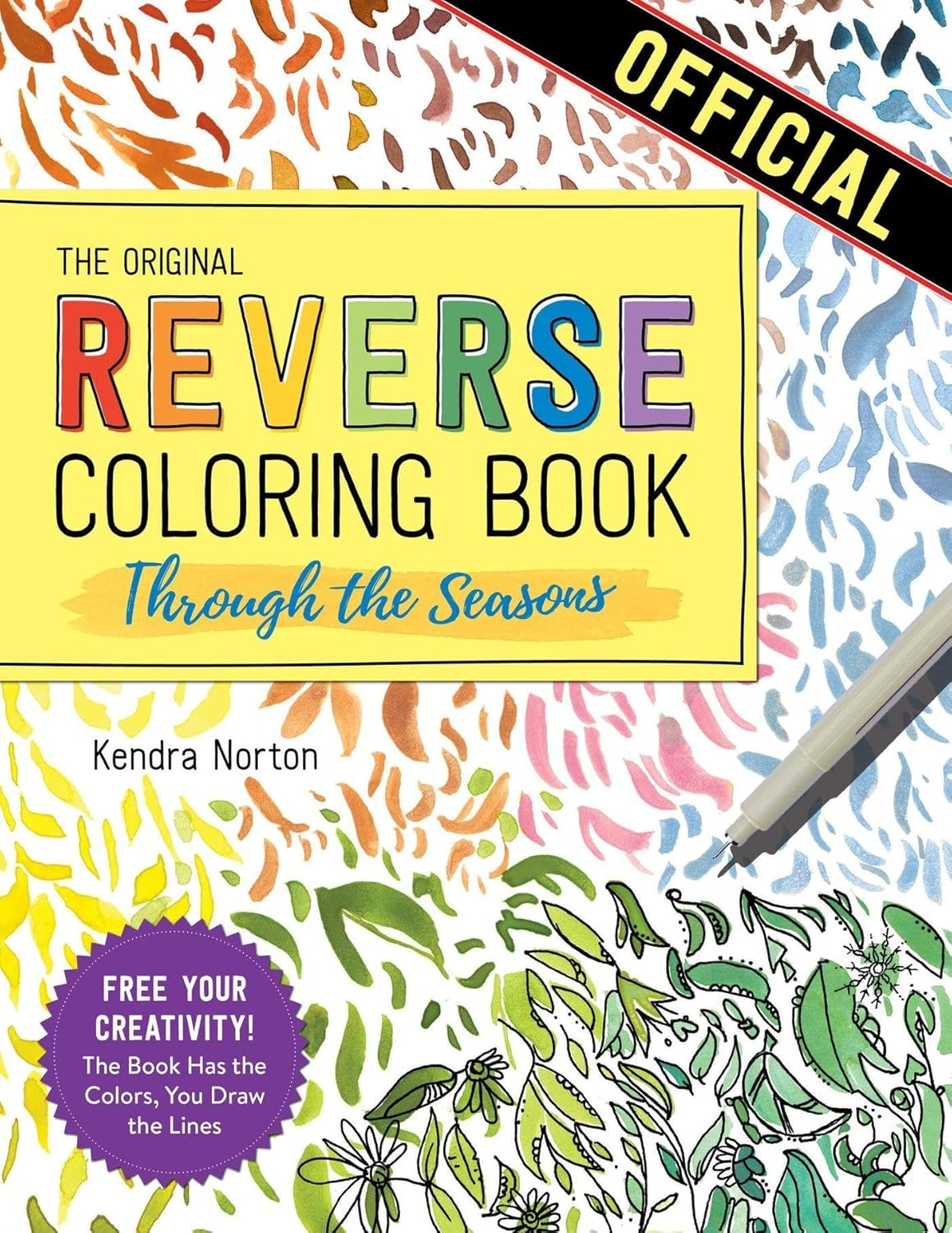 The Reverse Coloring Book&trade;: through the Seasons: the Book Has the Colors, You Make the Lines image number 5
