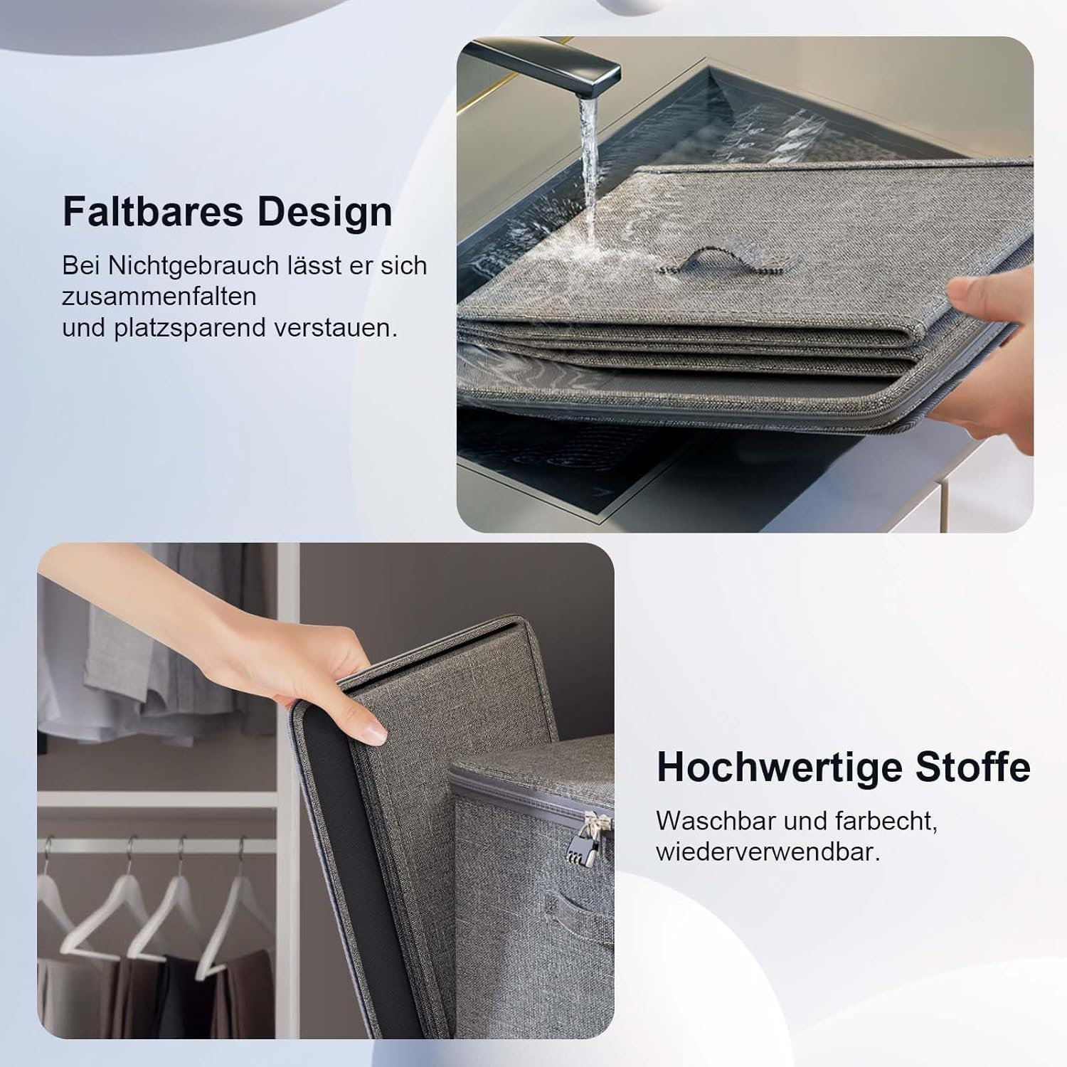 Lockable Storage Bag, Discreet Adult Toy Storage Box, Large Organizer Case with Zipper and Handle for Private Toys Cards Files Documents Cash Accessories Foldable Fabric Clothing