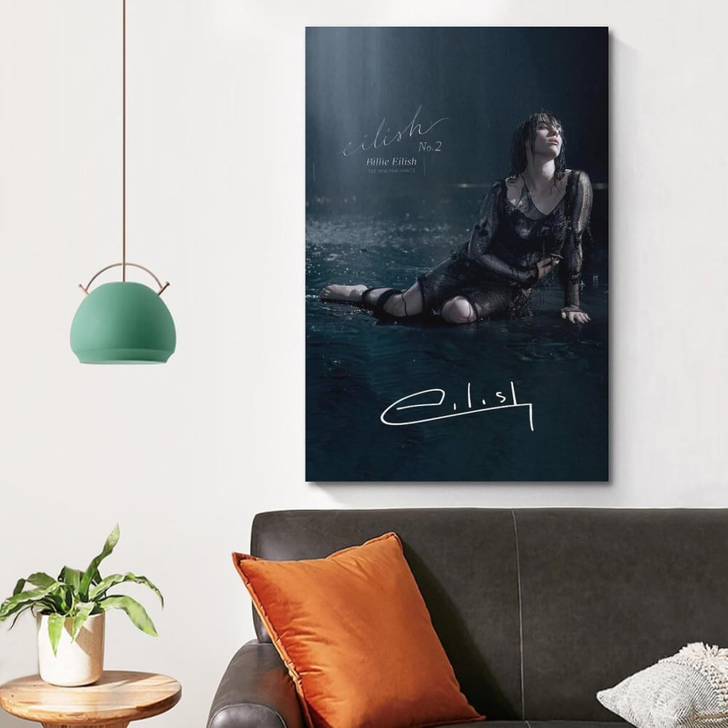 Wall Art Billie Music Eilish Poster Poster Canvas Painting Wall Art Picture Home Decor Print for Bedroom Living Room Dorm Study Bar Office 20X30Inch(50X75Cm) image number 3