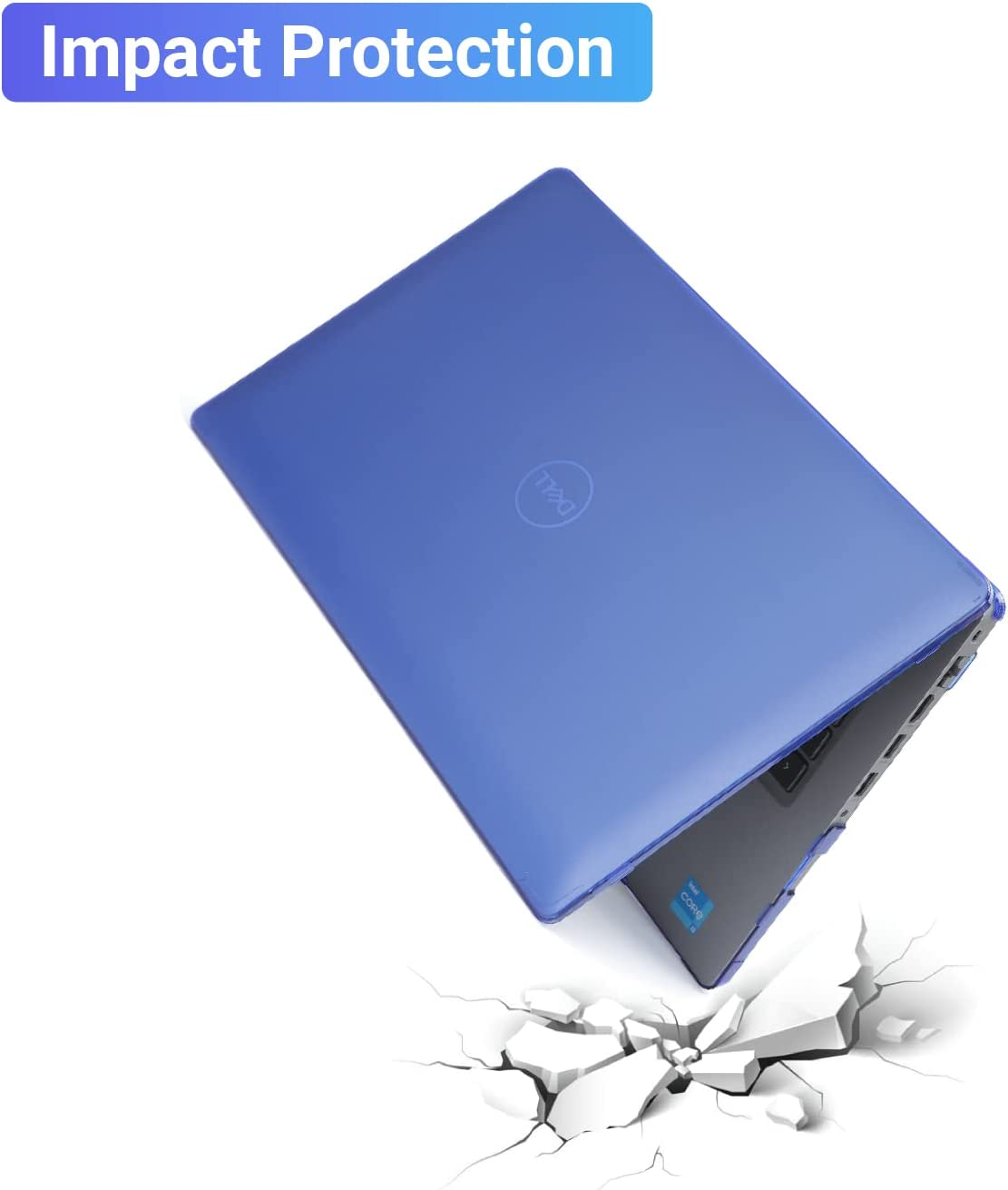 Mcover Case Only Compatible for 2021 ～ 2023 14-Inch Dell Latitude 5420 5430 Windows Notebook PC (NOT Fitting Any Other Dell Models) - Black - Blue image number 7