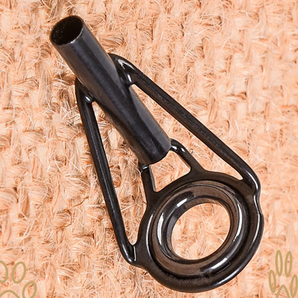 Fishing Rod Tip Repair Kit,Armastuse 10 Pcs Rod Tip Repair Kit with Plastic Box Fishing Rod Ceramic Guide Rings for Freshwater Saltwater Fishing Lovers image number 1