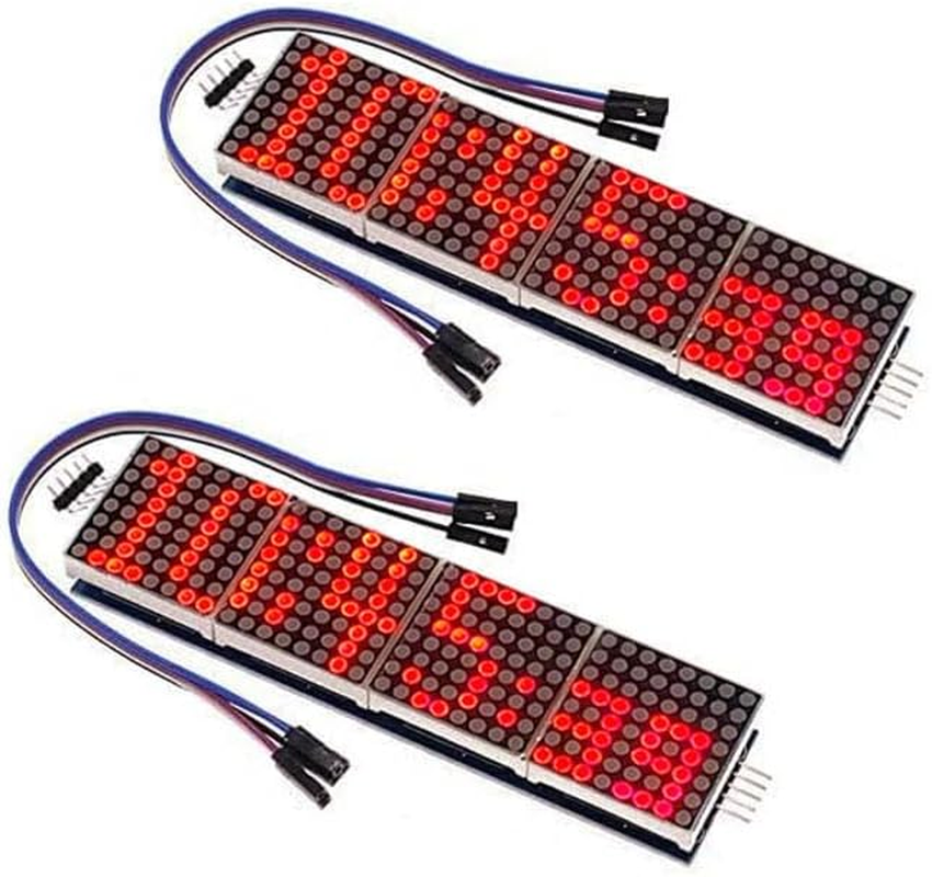 2PCS MAX7219 Dot Matrix Module Microcontroller Module image number 1