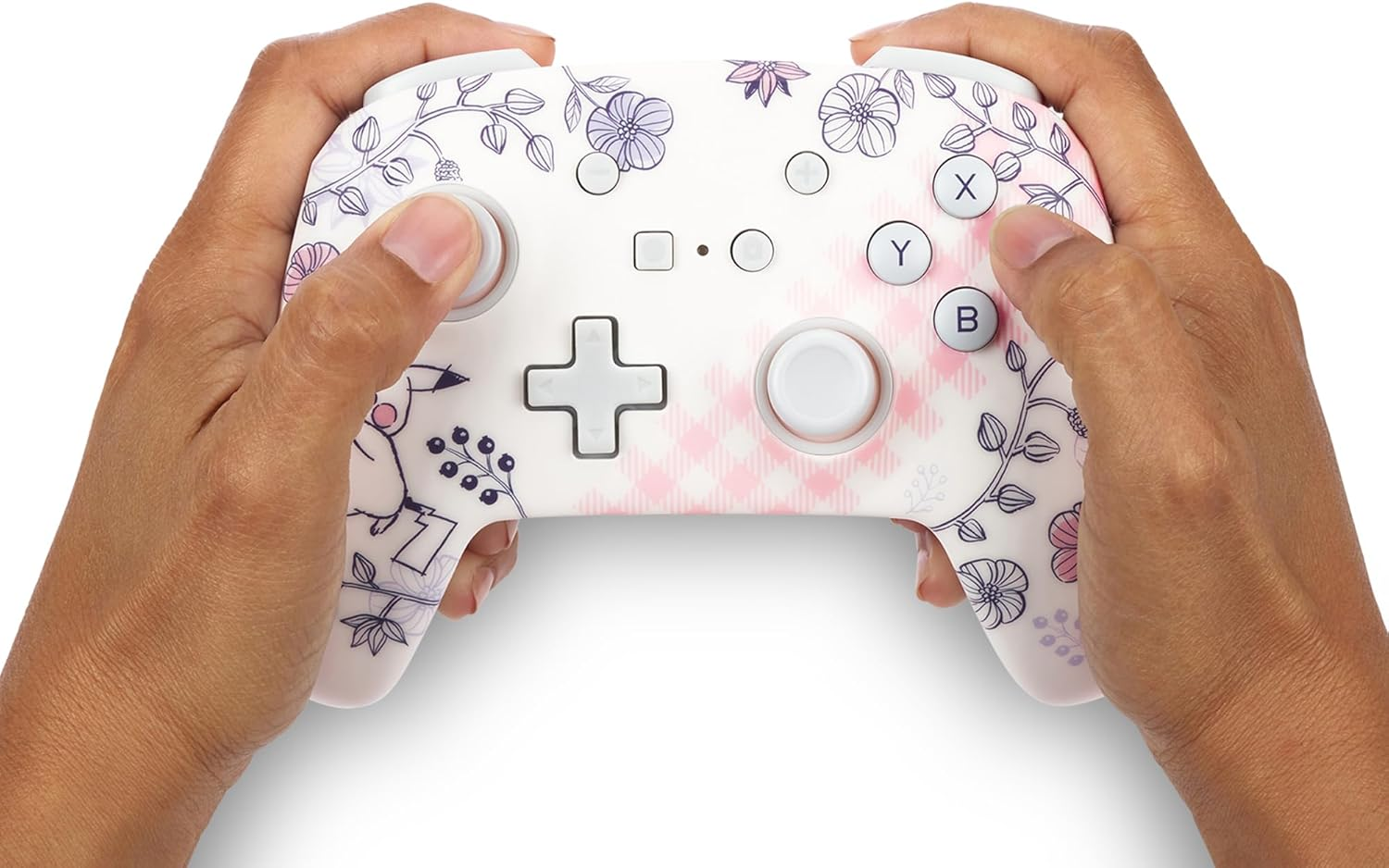 Powera Enhanced Wireless Controller for Nintendo Switch, Pikachu Garden image number 6