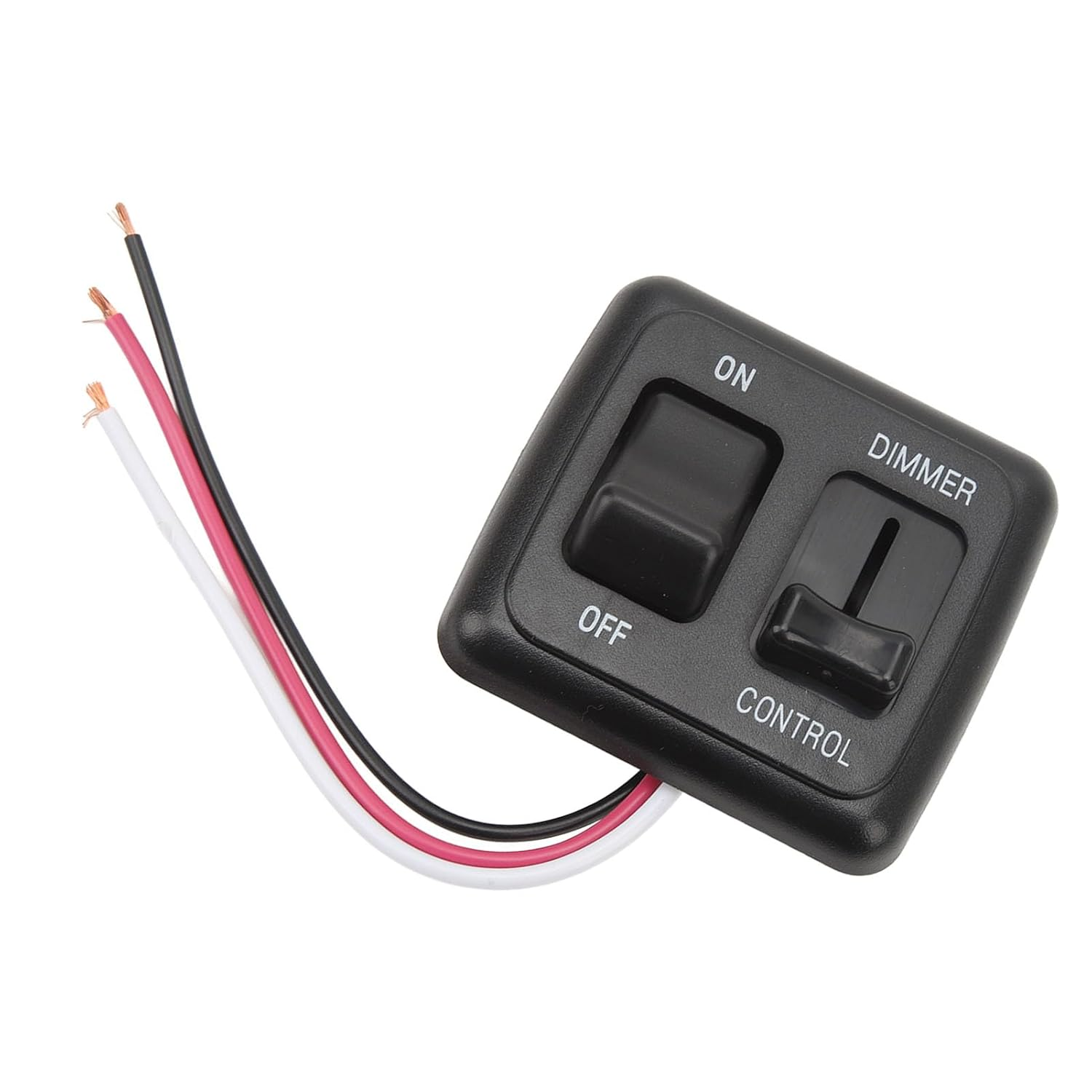 12 Volt DC Dimmer Switch, Black Toggle Dimmer Switch 9V DC to 16V DC for Trucks image number 6