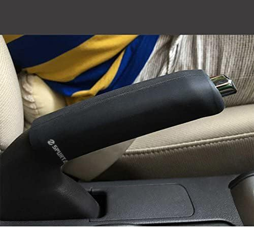Universal Car Auto anti Slip Soft Silicone E-Brake Handle Sleeve Cover Hand Parking Brake Cover Boot E-Brake Grip Sleeve Protector image number 2