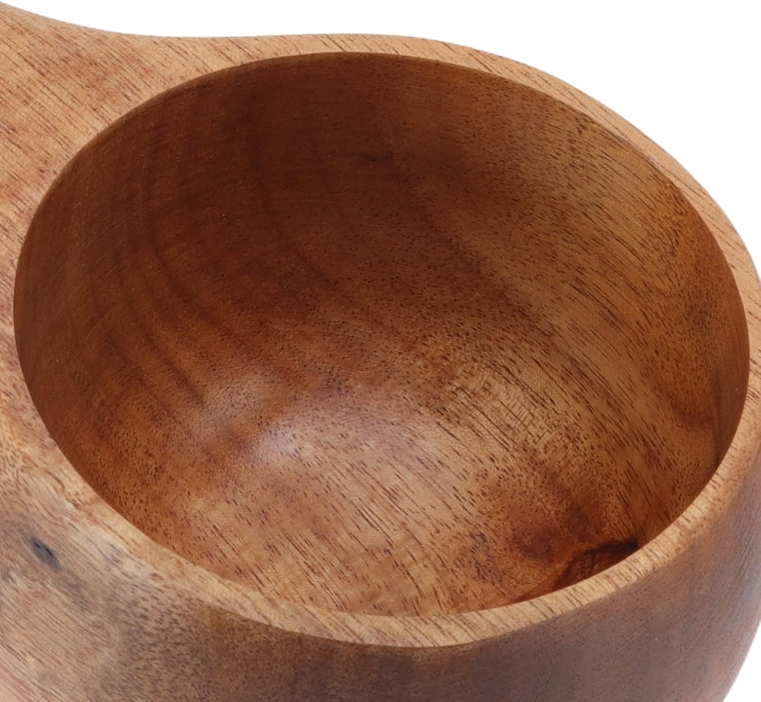 Wooden Water Cup, Nordic Style Wooden Mug with Leather Lanyard, Portable Outdoor Camping Hiking Drinking Cup, Portable for Coffee Tea Milk. image number 2