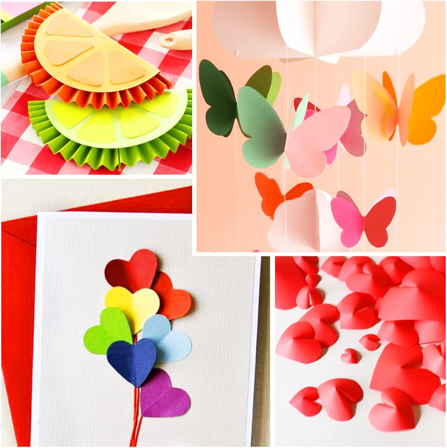 60 Sheets Color Cardstock, 28 Assorted Colors 250Gsm A4 Size, Double Sided Printed Cardstock Paper, Premium Thick Card Stock for Card Making, Craft, Scrapbooking, Party Decors, Kids School Supplies&hellip; - Double Color image number 5