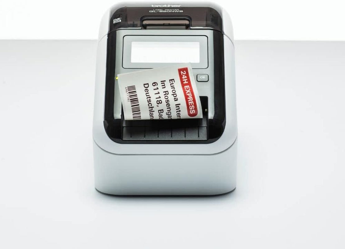 Brother QL-820NWB Label Printer, Address Labeller, Red and Black Printing, up to 103Mm Width image number 2