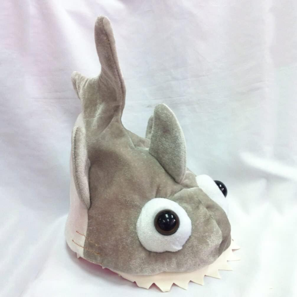 Alipis Shark Hat Shark Hat Animal Head Mask Adult Shark Headband, White Shark Fish Shark Costume Hat for Party Cosplay Funny Costume Hat image number 1