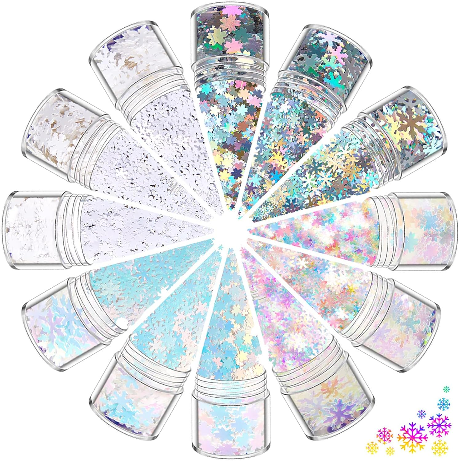 Roseflower Holographic Chunky Glitter, Mix Multi Flakes Dreams Iridescent Festival Cosmetic, Body Face Eye Hair Nail & Eyeshadow, Decoration Perfect Halloween, Resin, Slime, Tumbler, Craft, Makeup