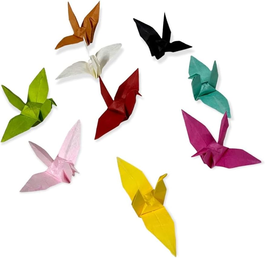 Mulberry Paper 50 Sheets Square Origami Paper Arts Folding Craft Decoration Paper for DIY Crafts image number 6