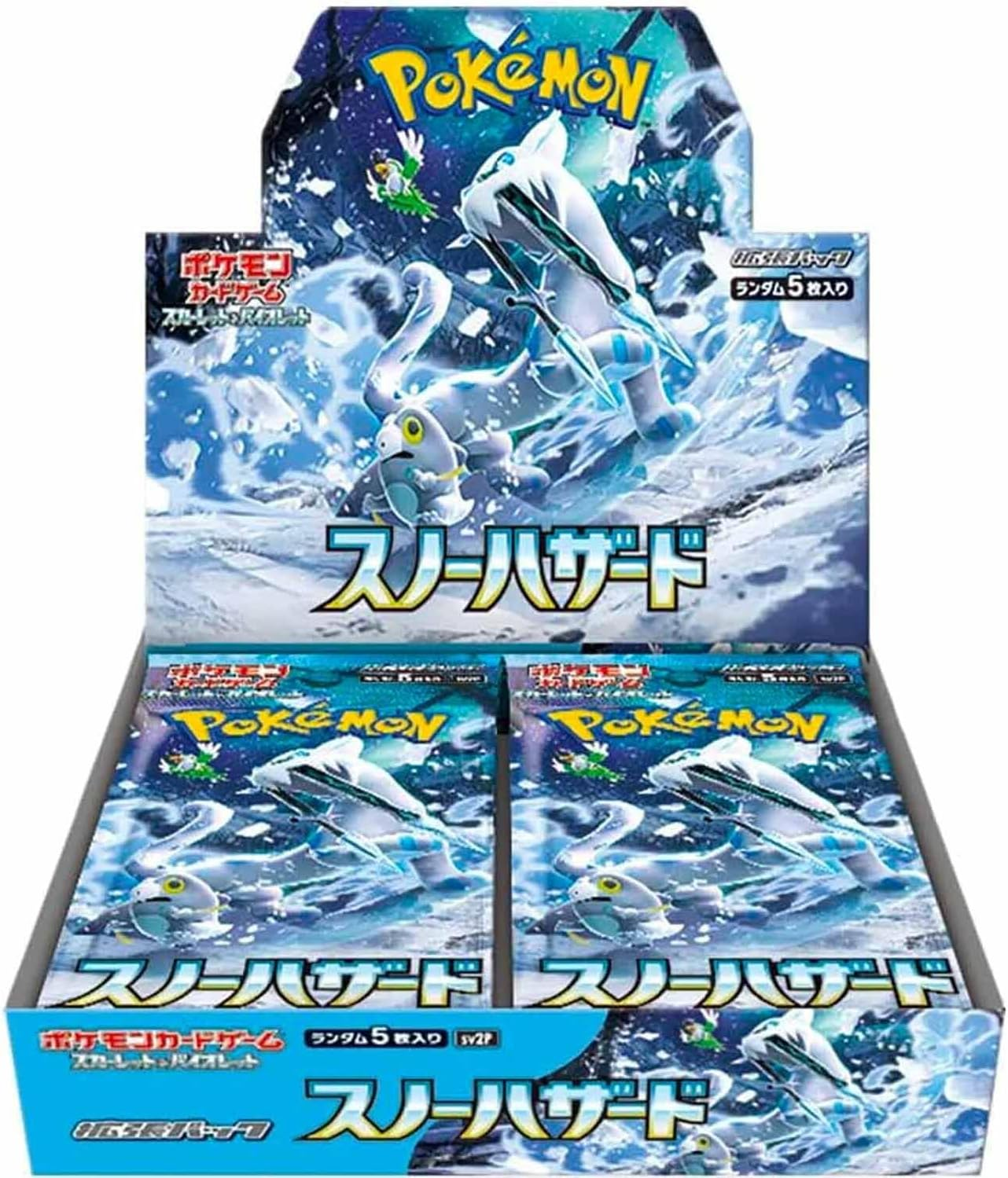 Pok&eacute;mon Scarlet and Violet Snow Hazard Card Game Expansion Pack image number 1