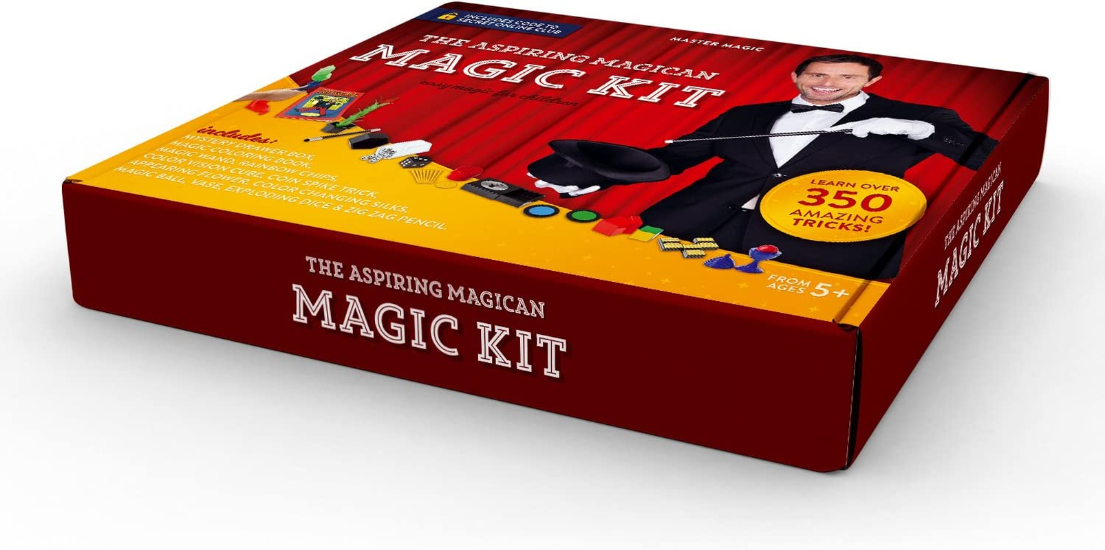 Mastermagic Magic Kit - Easy Magic Tricks for Children - Learn over 350 Spectacular Tricks with This Magic Set - Ideal for Beginners and Kids of All Ages! image number 3
