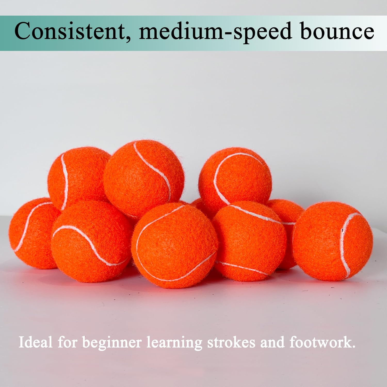 Tennis Balls, 3 Pack Practice Tennis Balls for Beginners, Training Playing Tennis Balls for Pet Dogs image number 1