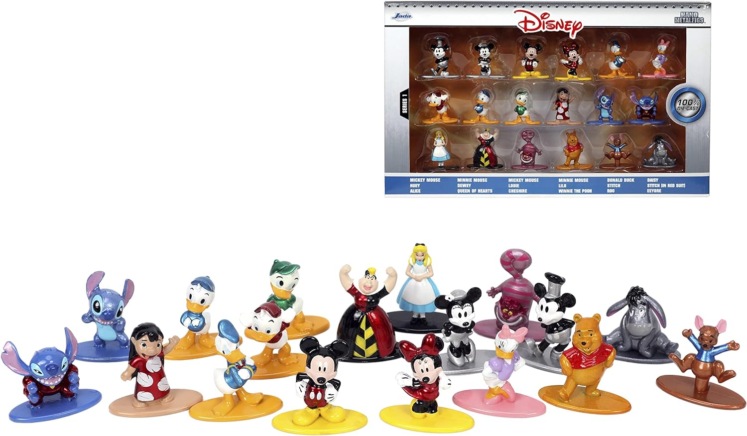 Disney 1.65" 18-Pack Series 1 Die-Cast Collectible Figures, Toys for Kids and Adults image number 3