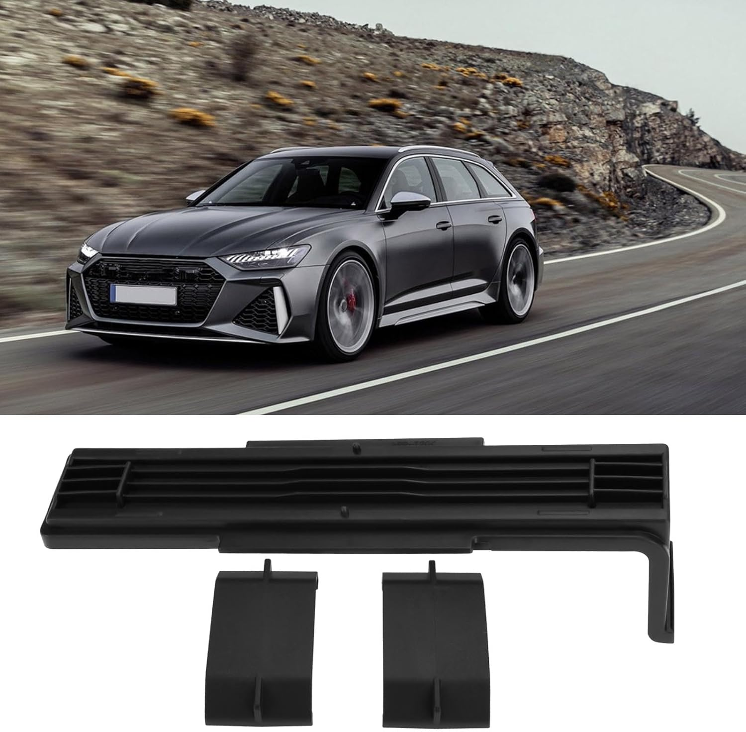 Emagtech 1Set Car AC Cabin Filter Cover Plate Dust Cabin Pollen Filter Housing Flap Cover Compatible with VW Polo Fox Ameo Compatible with Audi Compatible with 6Q0819422 image number 5