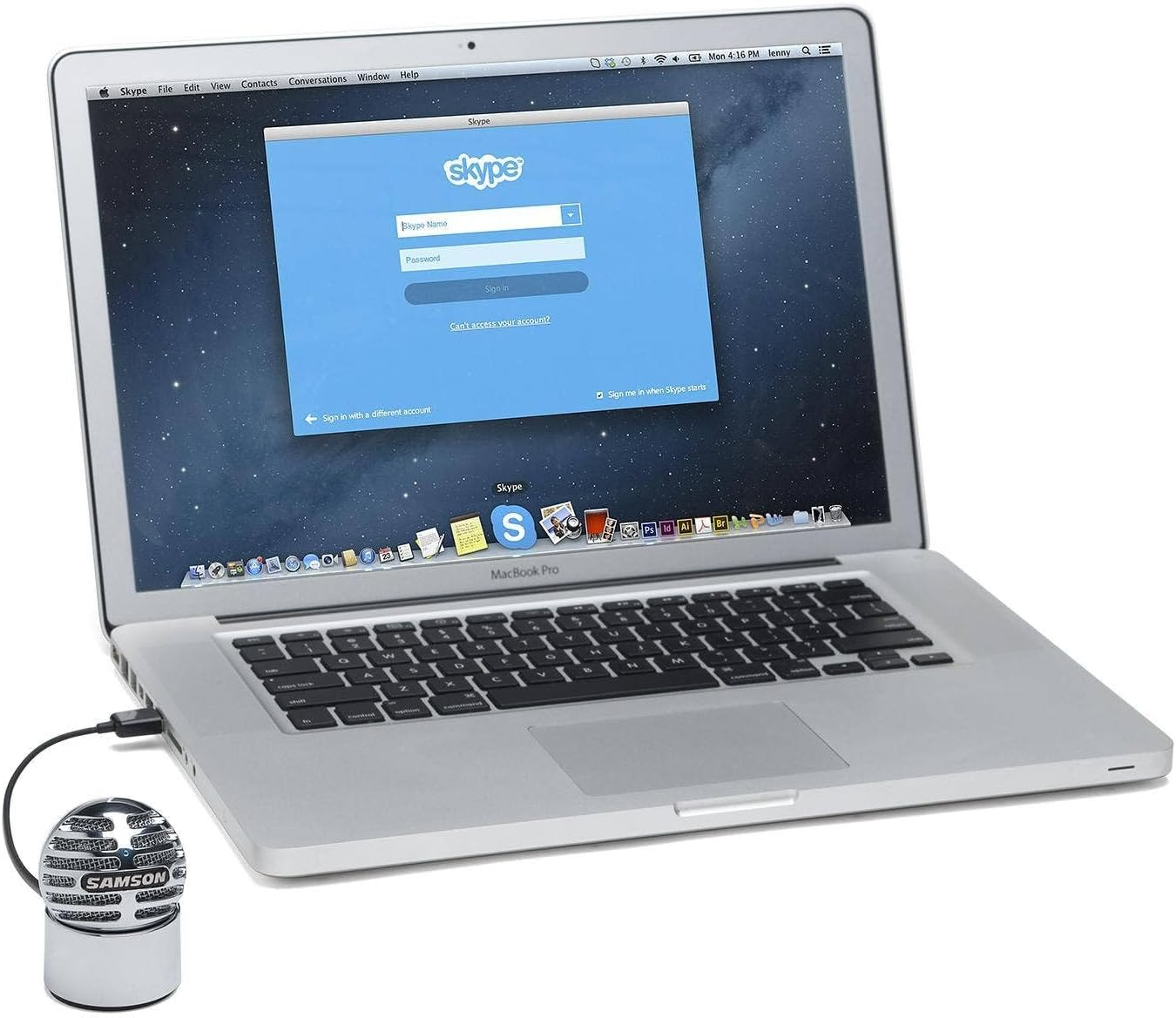 Samson USB Microphone Meteorite - Frequency 20Hz&ndash;20Khz - Ideal for Streaming, Poscasting, Gaming and Recording Music - Plug-And-Play (White) image number 2