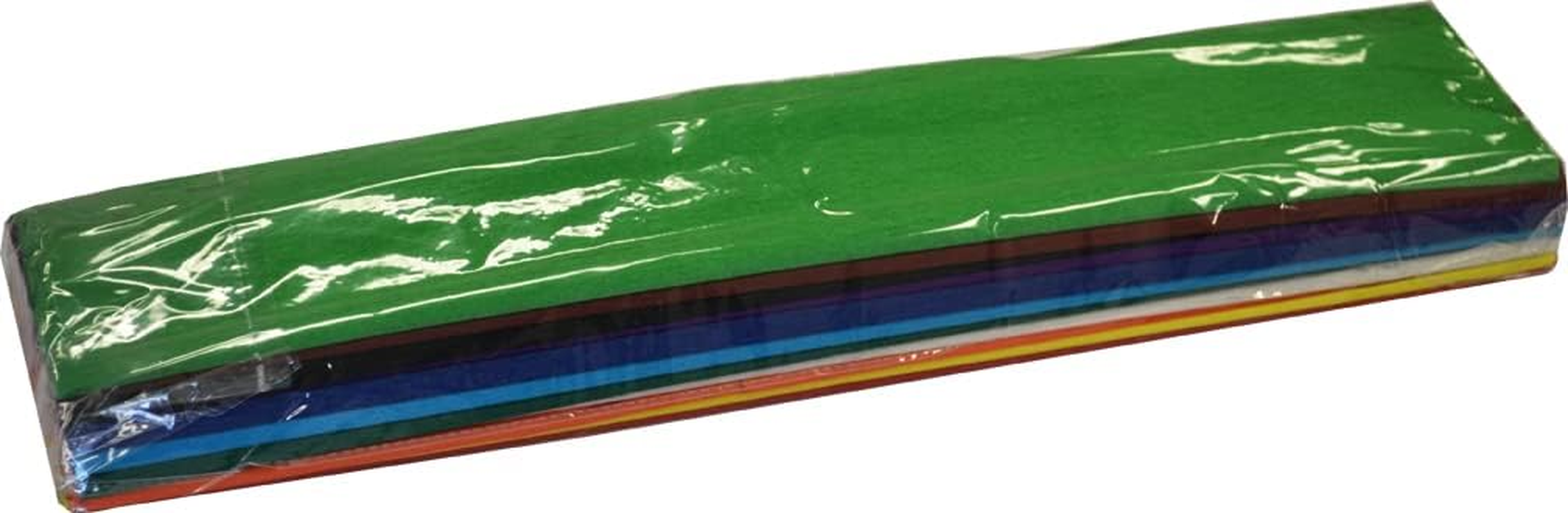 Rainbow Crepe Paper 12 Sheets, 500 Mm X 2.5 Metre Size, Assorted image number 2