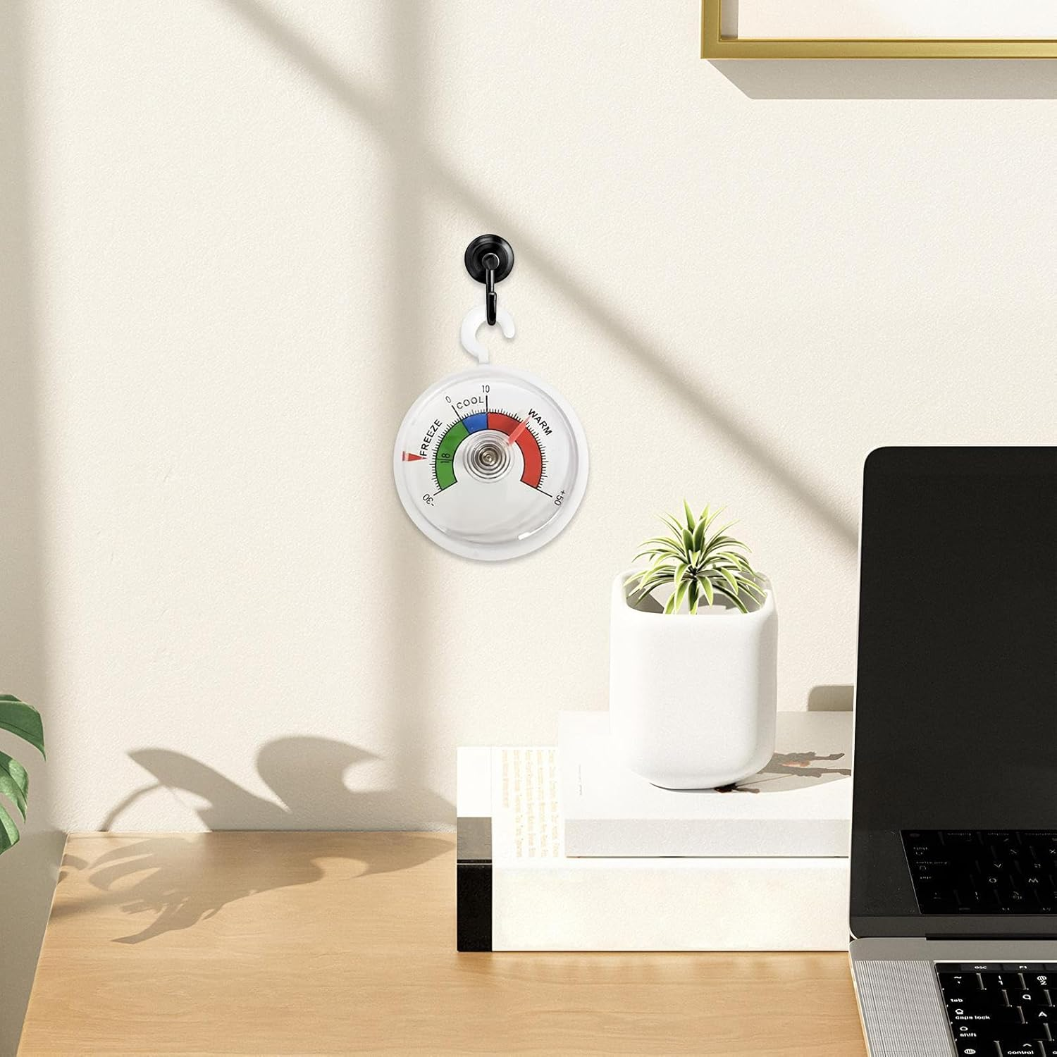 Outdoor Temperature Gauge - Precise Accurate Measuring Device - Temperature Gauge for Patio | for Indoor Areas Home Office Warehouse Greenhouse Room