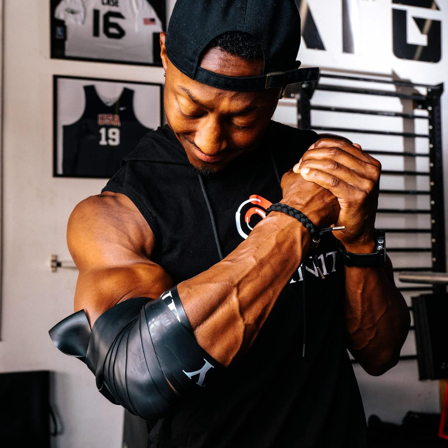 Shogun Floss Bands - 2 Pack Compression/Flossing Bands for Fitness, Muscle Recovery, Joint/Knee Pain - Exercise Wraps for Muscle Compression, Pain Relief, Accelerate Recovery & Promote Flexibility image number 2