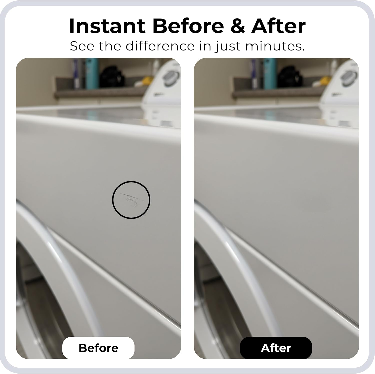 Spot. 30Ml White Gloss Touch up Paint Porcelain + Appliance Repair Kit for Chips, Scratches, Cracks and Stains on Tiles, Metal Surfaces, Ceramics and Fibreglass image number 5