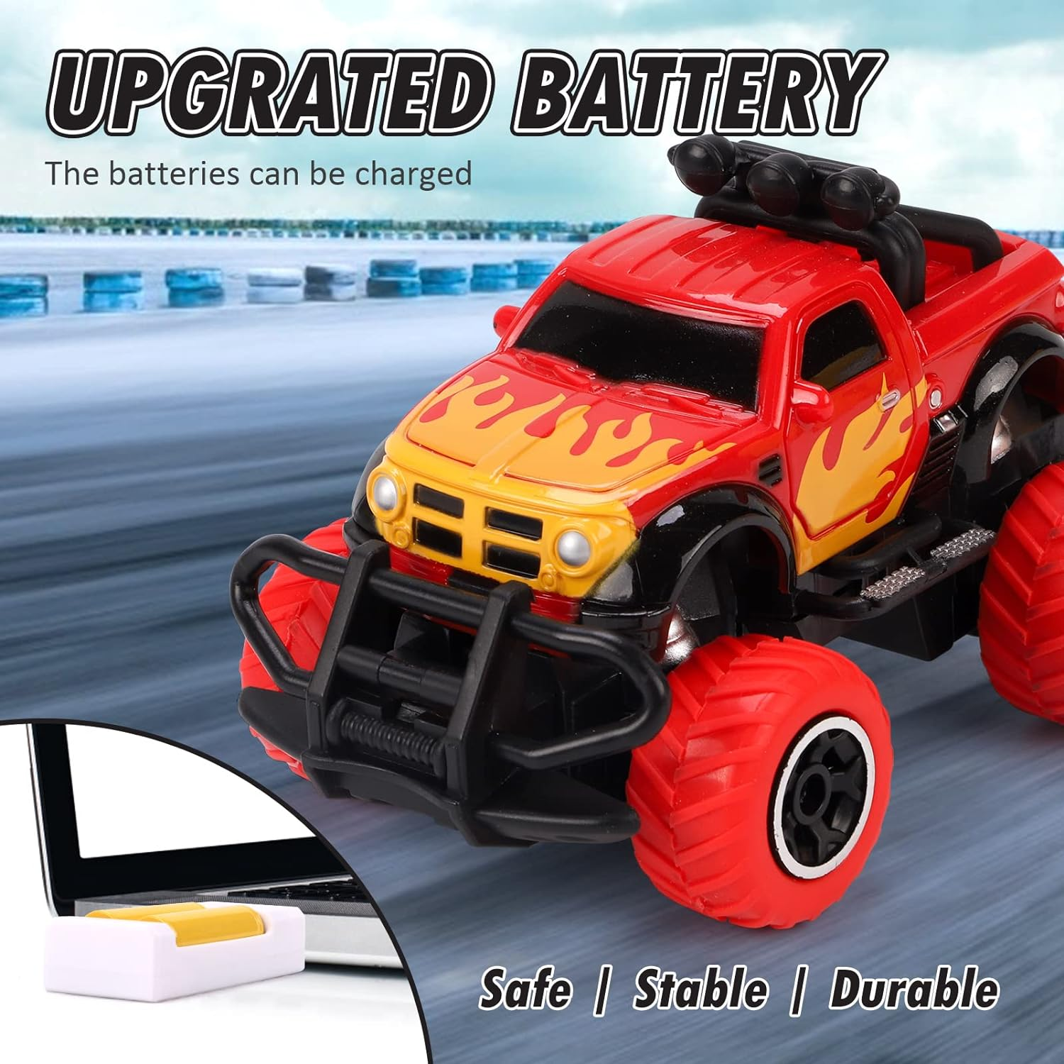 REMOKING Car Toys for Boys Girls Age 3-8,1:43 Scale Mini Remote Control Car for Kids,Rc Vehicle with Recharged Battery,Children Outdoor Play Game,Toddlers Birthday Gift image number 1