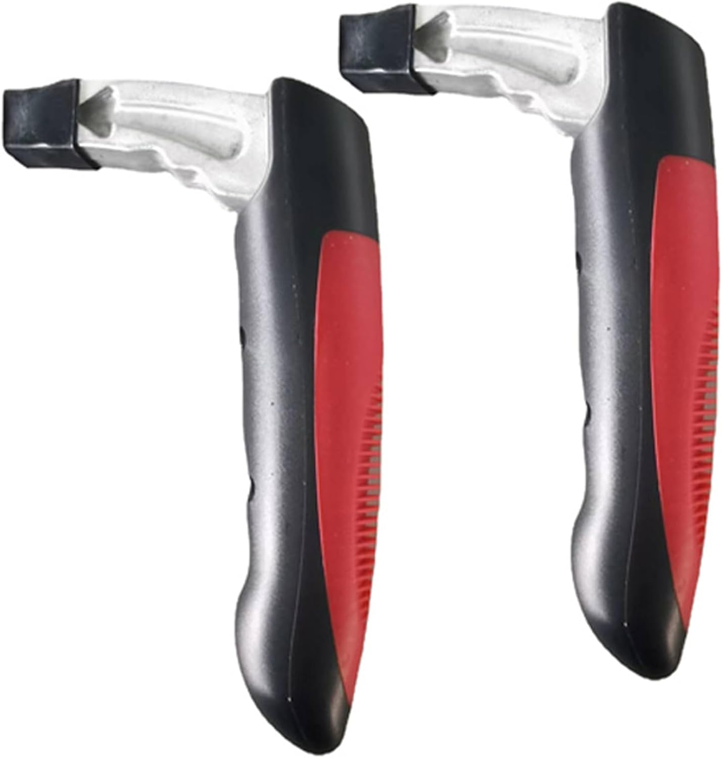 2 Pack Portable Vehicle Support Handle Assist, Multifunction Auto Vehicle Support Handle Insert Door Latch Car Handle for Getting in and Out of Car, Window Breaker Standing Mobility Aid for Car (Red) image number 4