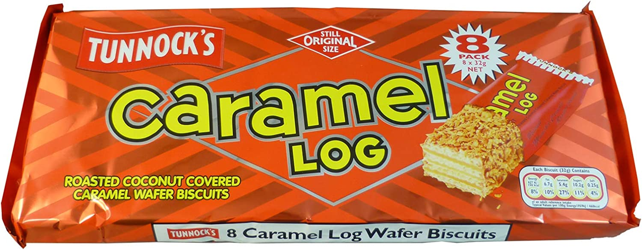 Tunnock'S Caramel Logs, 256G image number 1