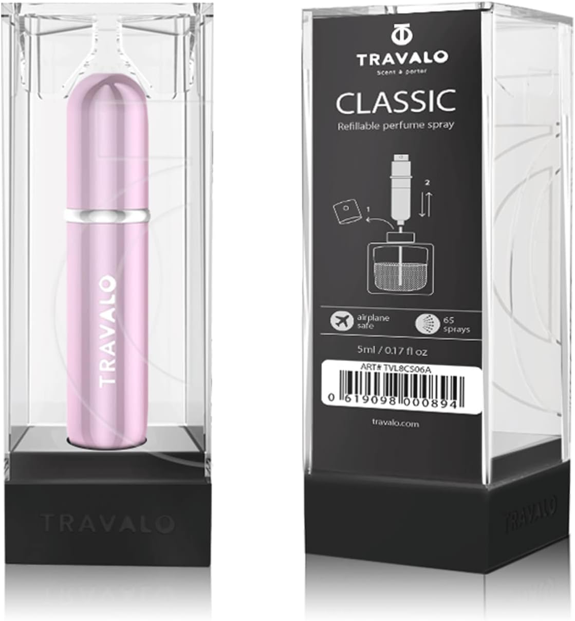 Travalo Classic HD Pink Perfume Atomiser image number 4